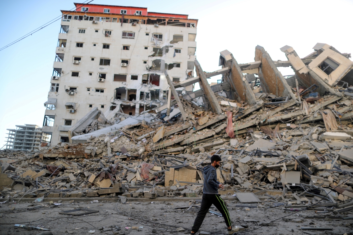 Gaza bomb site