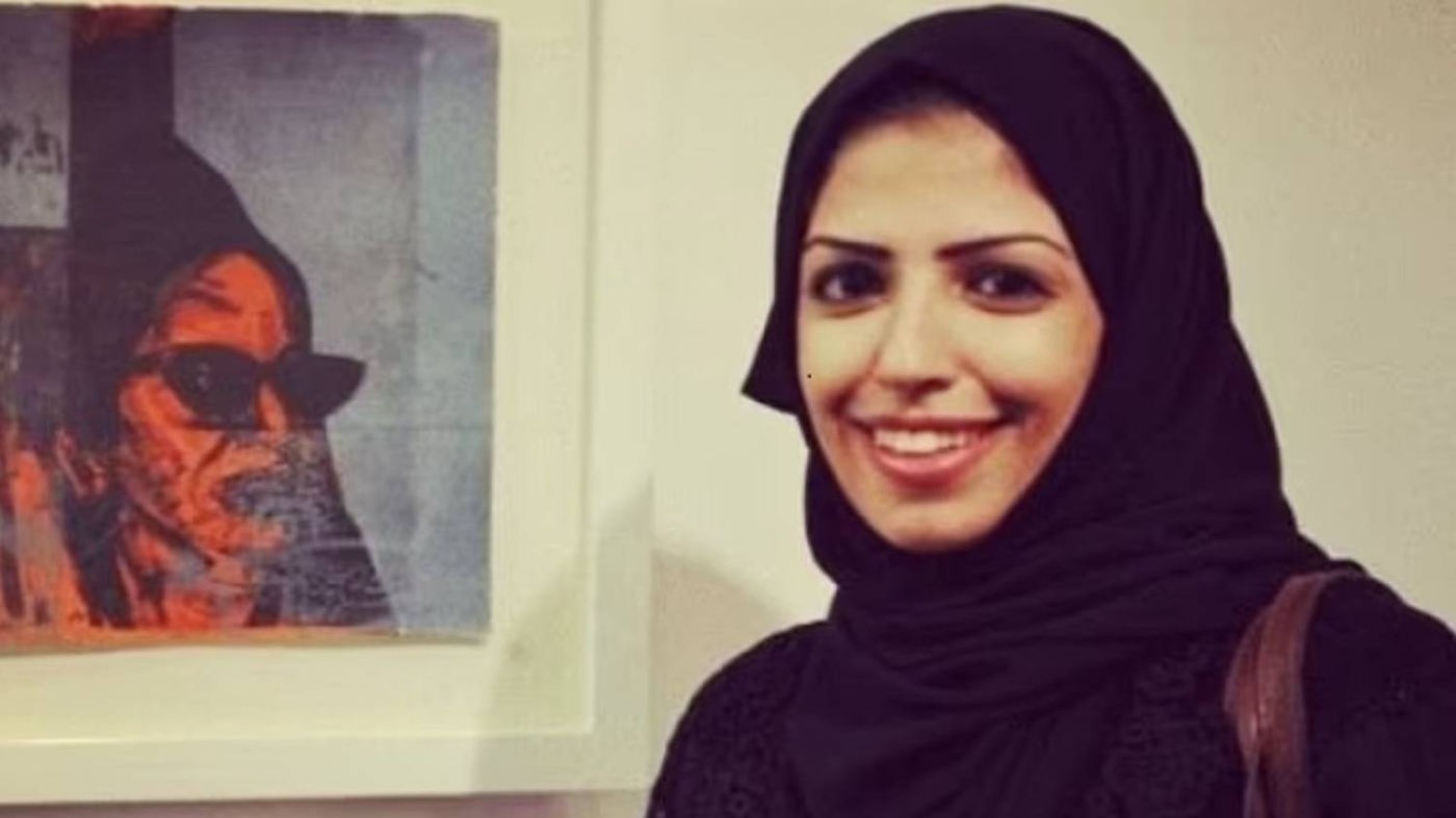 Salma al-Shehab was on a visit to Saudi Arabia when she was arrested in January 2021 (Twitter)
