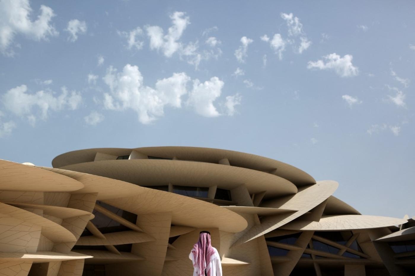 Le design du Musée national du Qatar est inspiré de la rose des sables (AFP)