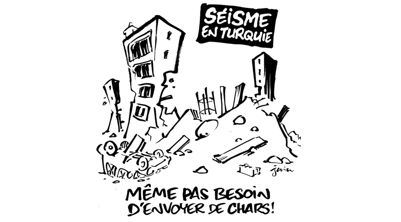 Turkey-Syria earthquake: Charlie Hebdo sparks outrage over cartoon mocking  disaster | Middle East Eye