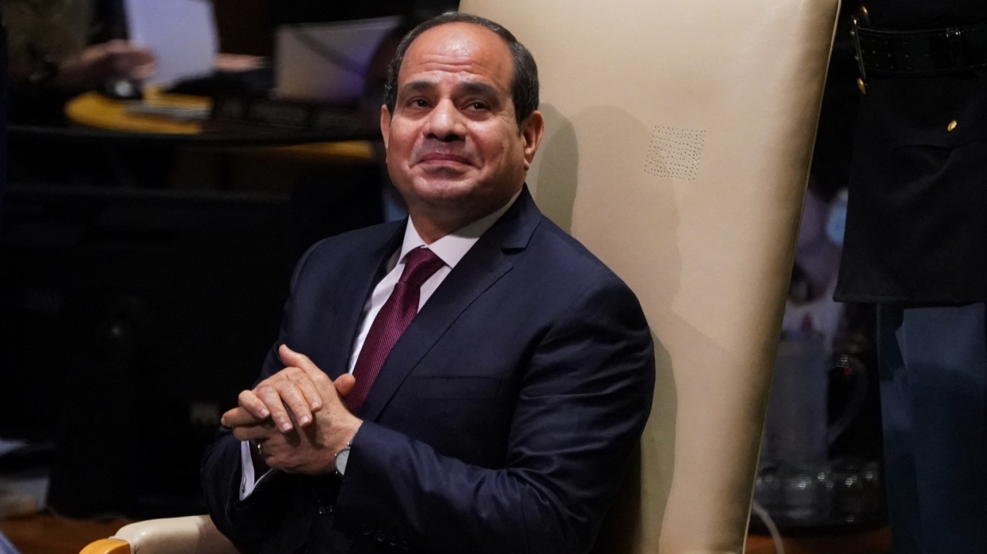 Rights groups estimate that Egyptian President Abdel Fattah el-Sisi's government holds about 60,000 political prisoners.