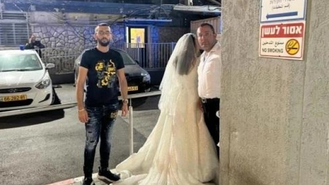The bride was released from the police station late on Sunday 28 August 2022 