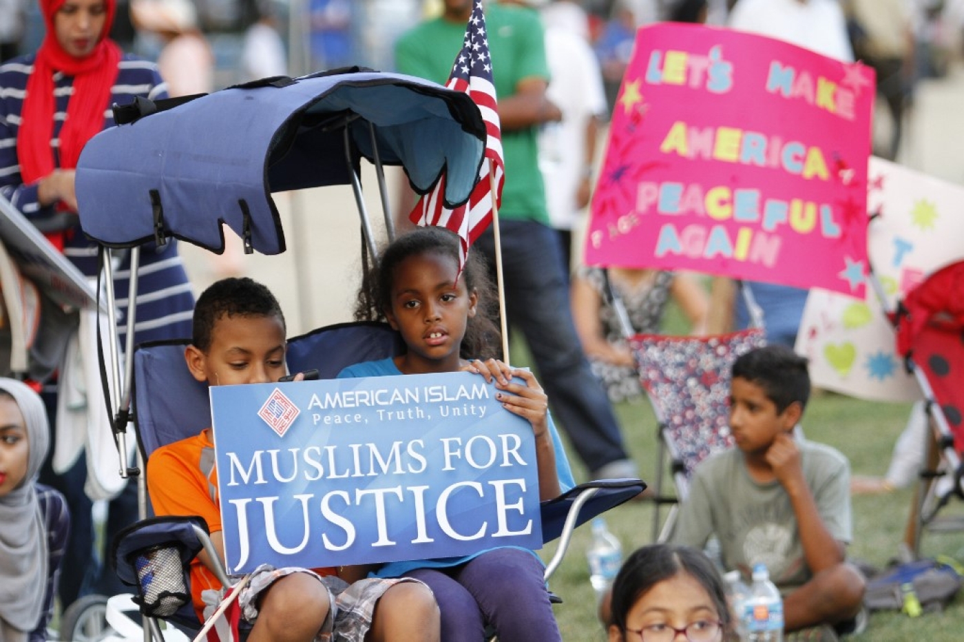 Muslims in the US make up roughly one percent of the population, or around three million people