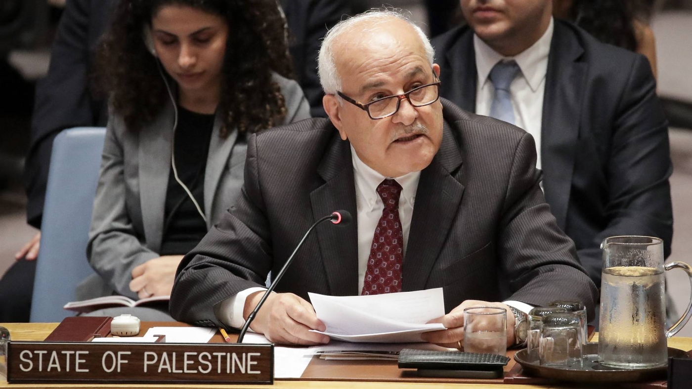 PA ambassador to the UN Riyad Mansour has been quietly negotiating the bid for full UN membership over the past several weeks.