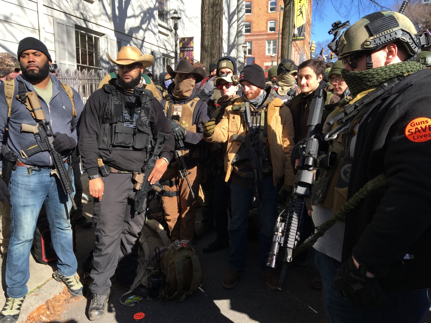 Virginia gun rights rally attracts massive American militia turnout | Middle East Eye