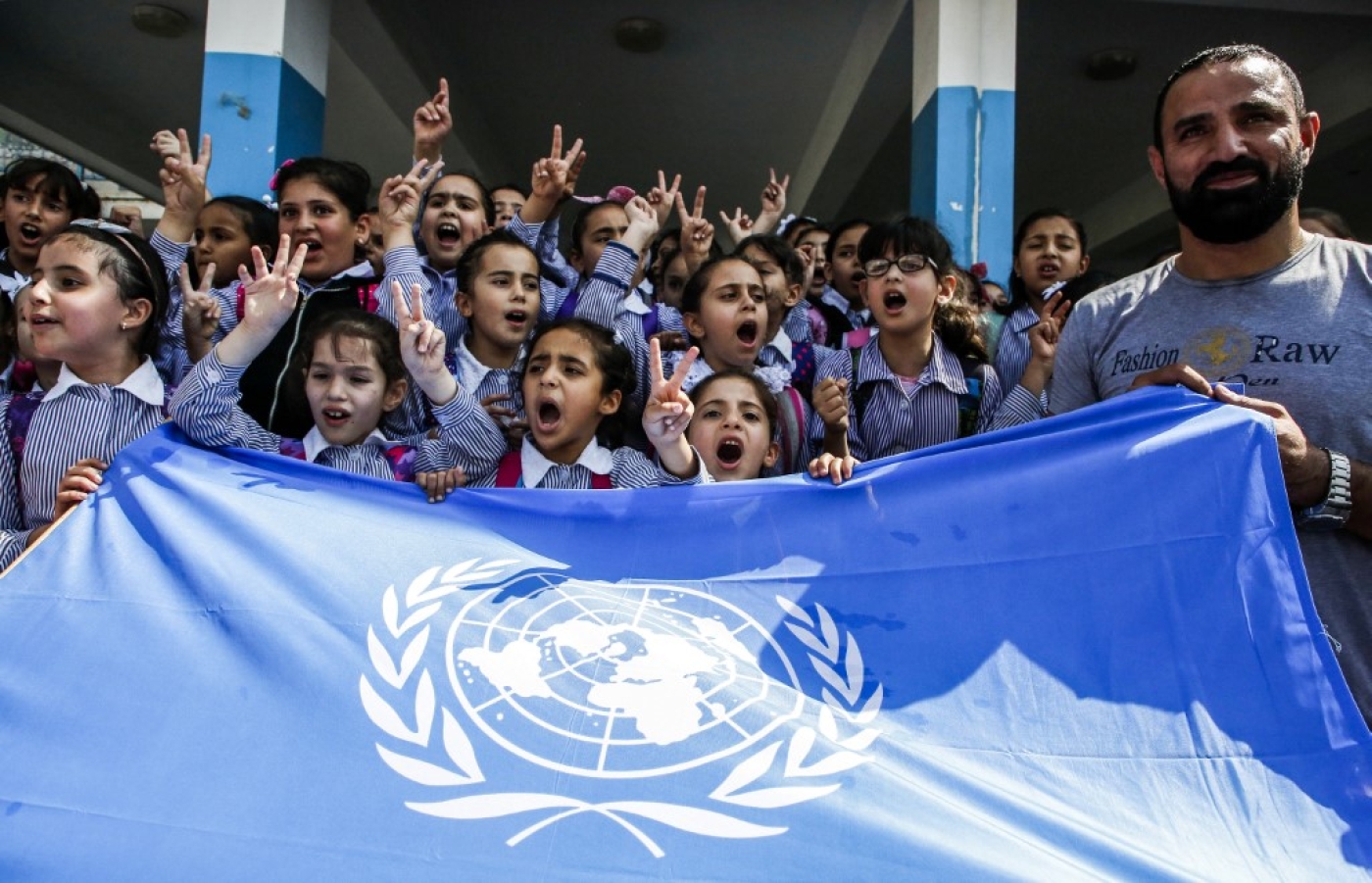 UNRWA provides basic services to Palestinian refugees, including health care and education 