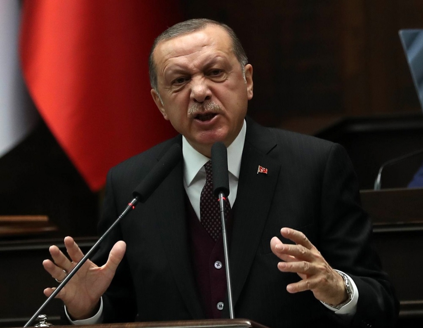 Erdogan vows to strangle US 'terror army' in Syria and invade Kurdish enclave | Middle East Eye