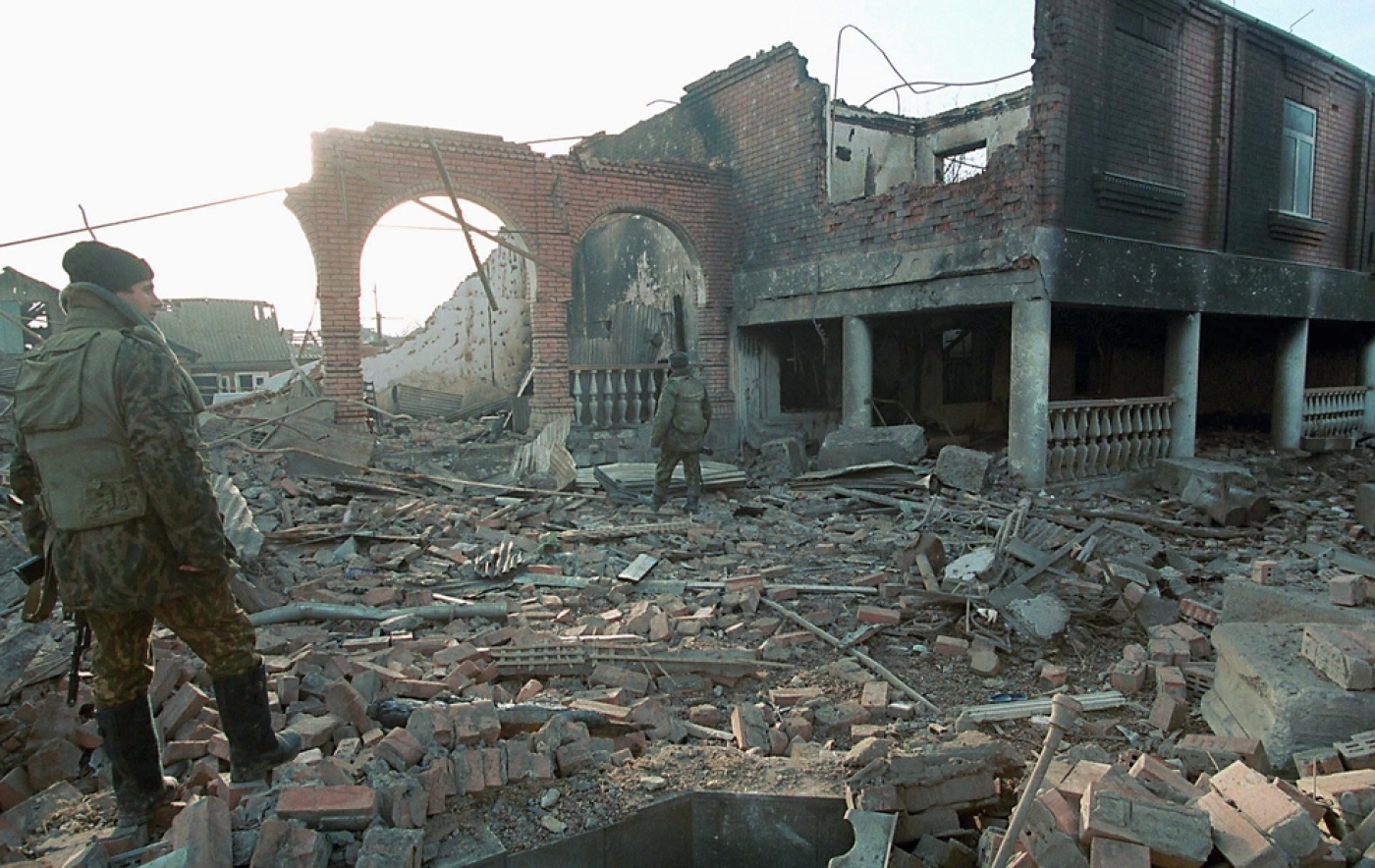 Теракт перед чеченской войной. Грозный мертвые боевики 1995.