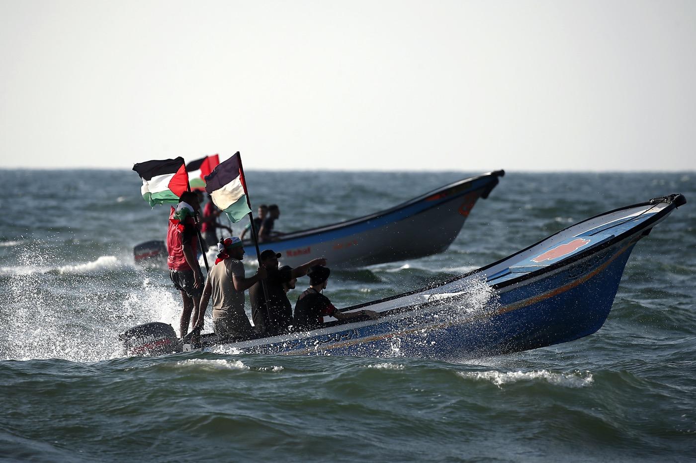 palestinians israel naval blockade gaza