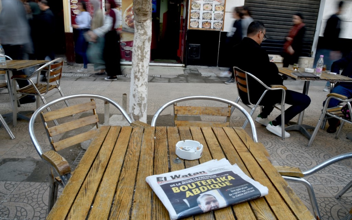 En février, El Watan, l’autre grand quotidien francophone, a dû augmenter le prix de vente du journal pour « résister » (AFP/Ryad Kramdi)