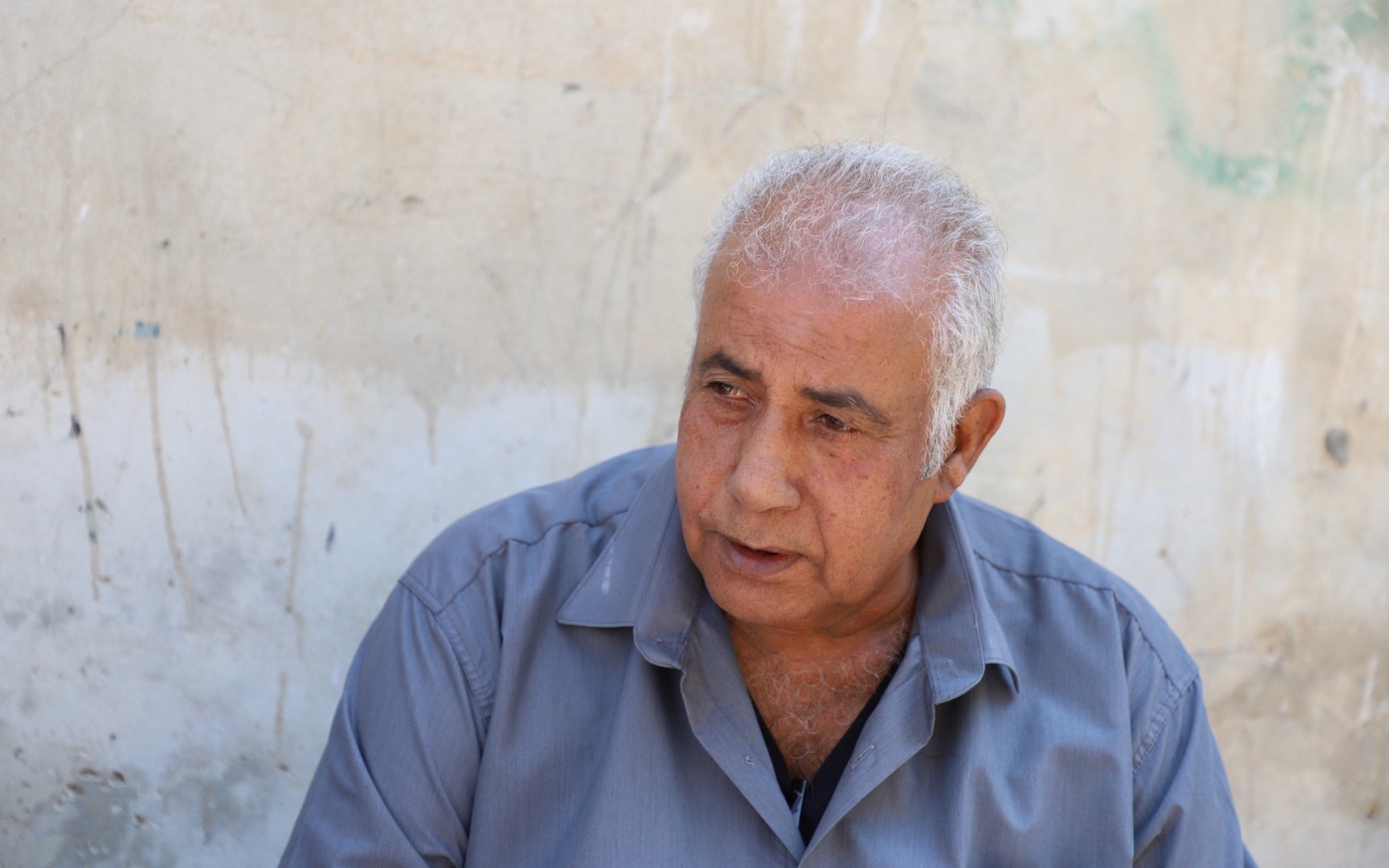 Jamal Zobaidi commença à pratiquer la résistance pacifique après que sa famille fut contrainte de fuir le camp de Jénine lors de la guerre en 1967 (MEE/Mohammed Ateeq)