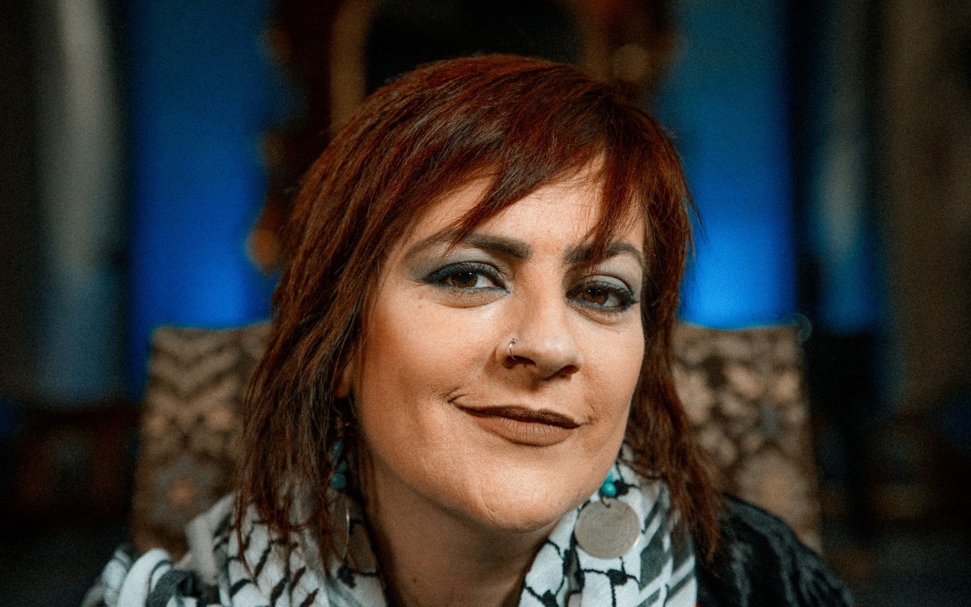 Rim Banna a été l’une des pionnières de la scène musicale palestinienne en aidant à réintroduire des chansons folkloriques via des arrangements contemporains (Eirik Stordrange)