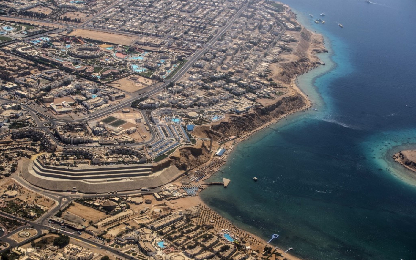 Vue aérienne de Charm el-Cheikh (AFP/Khaled Desouki)