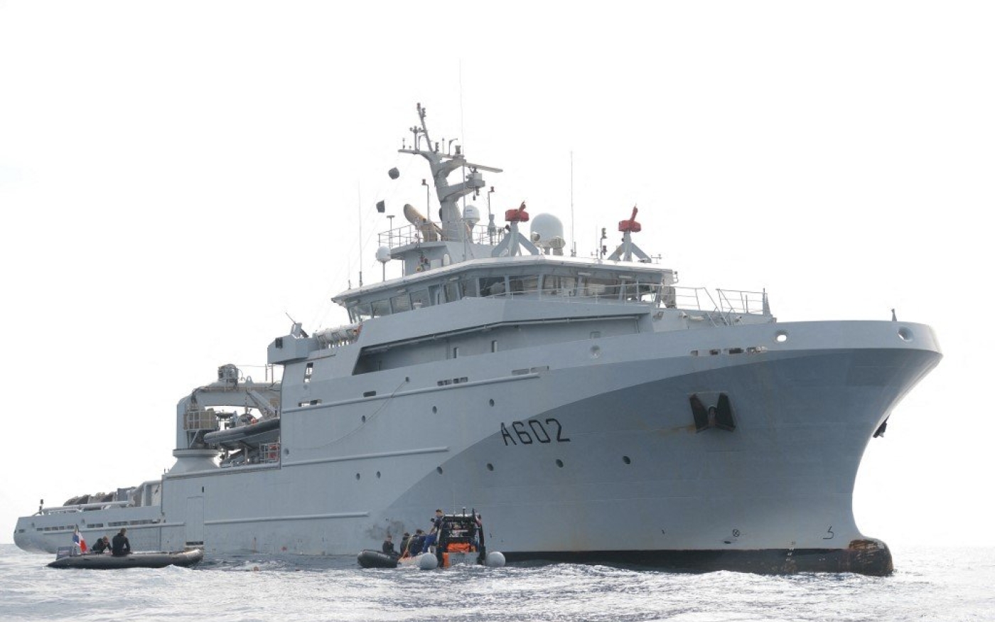 La Marine nationale française participe à un exercice maritime dans l’océan Indien, le 29 mars 2022 (AFP)