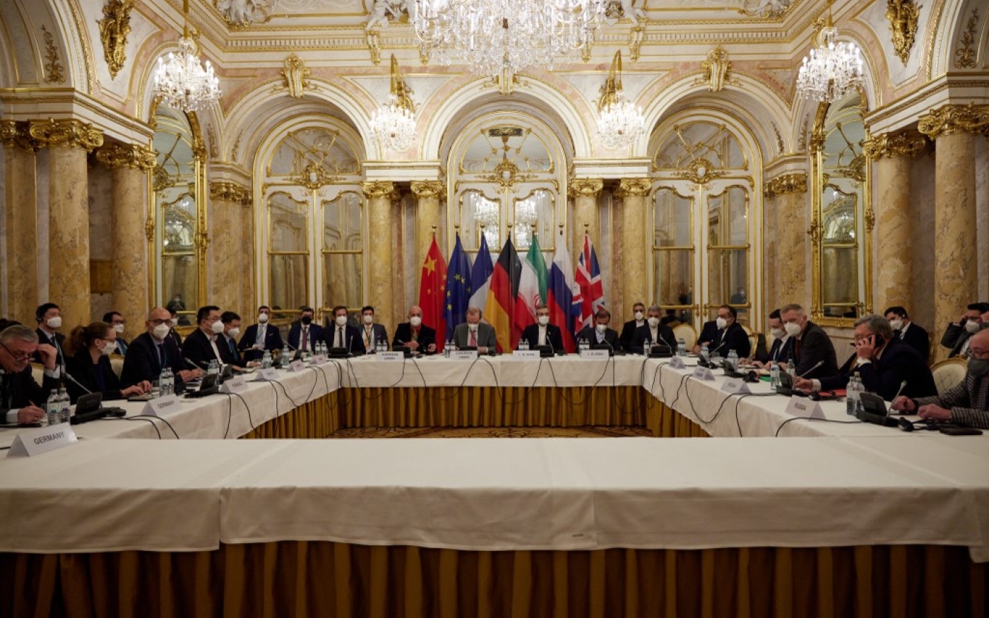 Une réunion de la commission conjointe sur les négociations visant à ressusciter l’accord sur le nucléaire iranien à Vienne (Autriche), le 27 décembre (AFP)