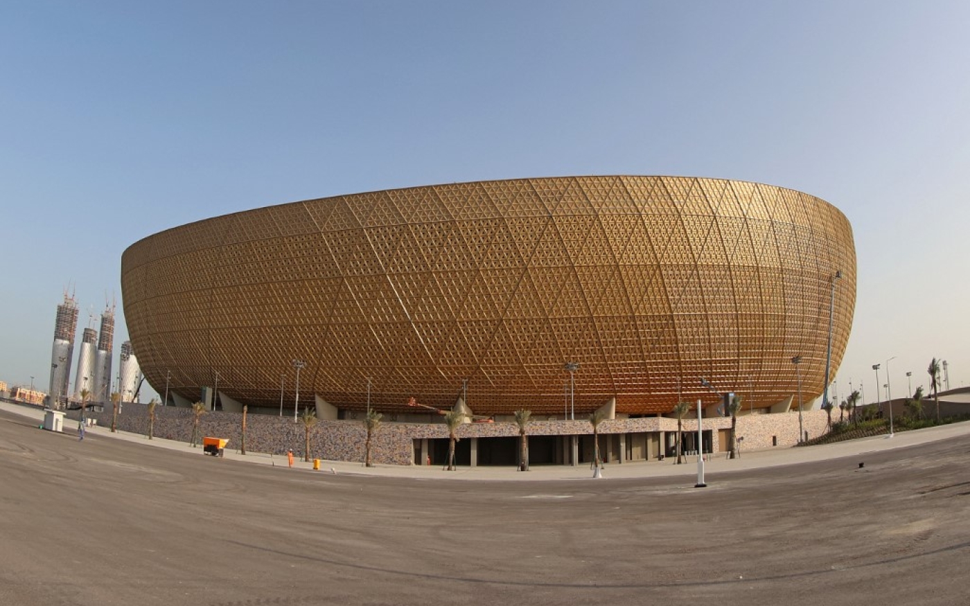 Le stade de Lusail, le plus grand de la compétition, devrait être transformé en un lieu à caractère social économique ou éducatif (AFP/Karim Jaafar)