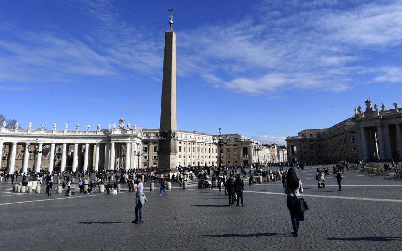 L’obélisque de la place Saint-Pierre dans la Cité du Vatican fut transféré à Rome par l’empereur Caligula (AFP)