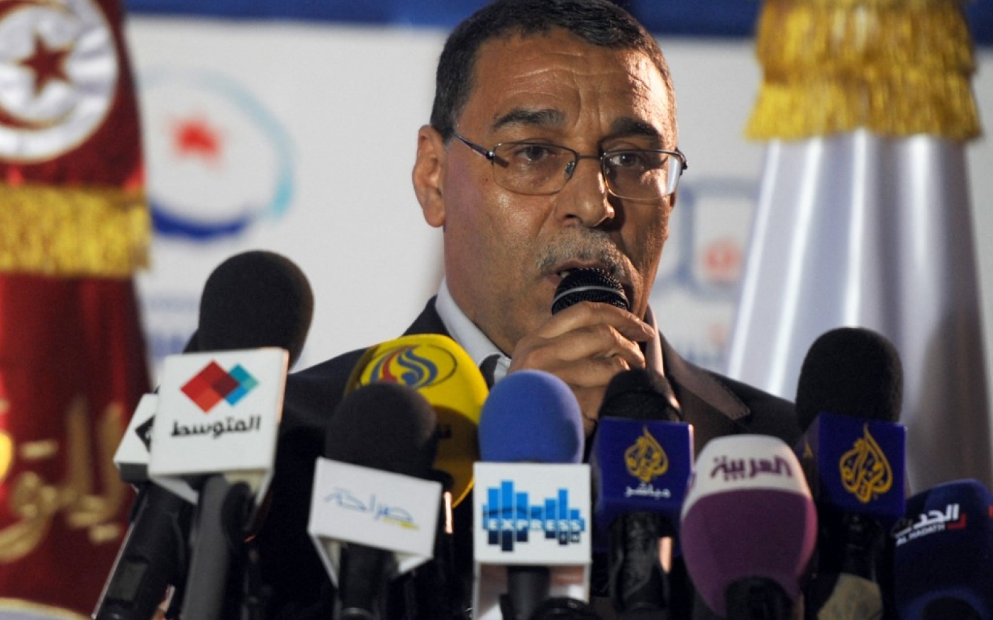 Les espoirs de libération d’Abdelhamid Jelassi, ex-dirigeant d’Ennahdha, semblent minces, en dépit de problèmes de santé (AFP/Fethi Belaïd)