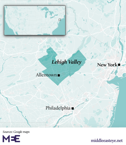 Lehigh Valley Map