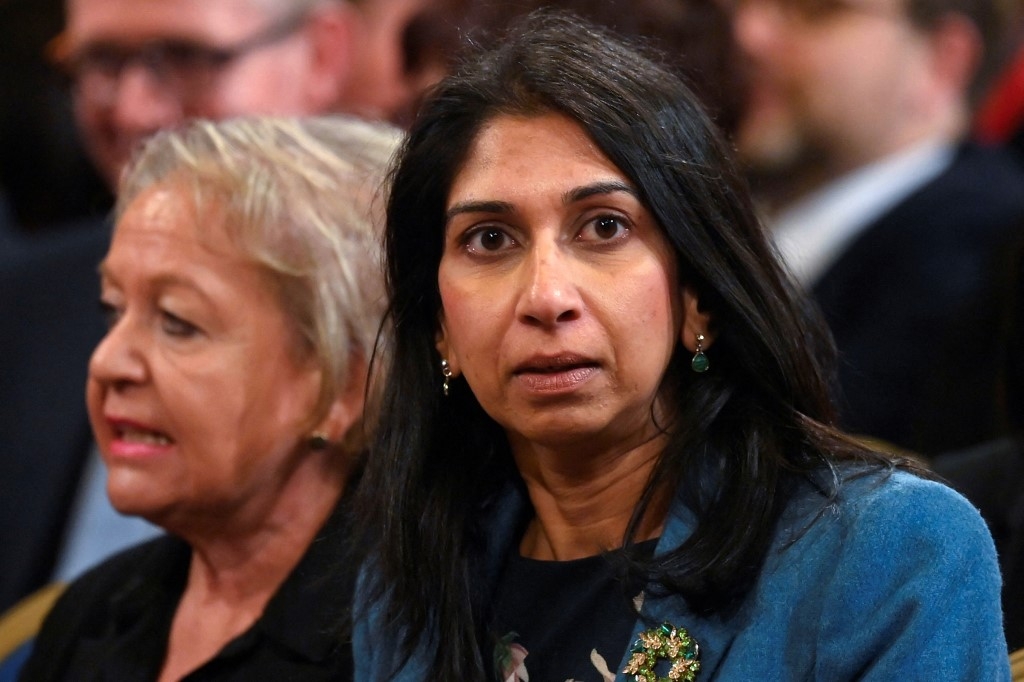 Home Secretary Suella Braverman has vowed to implement the Prevent review’s recommendations in full (AFP)