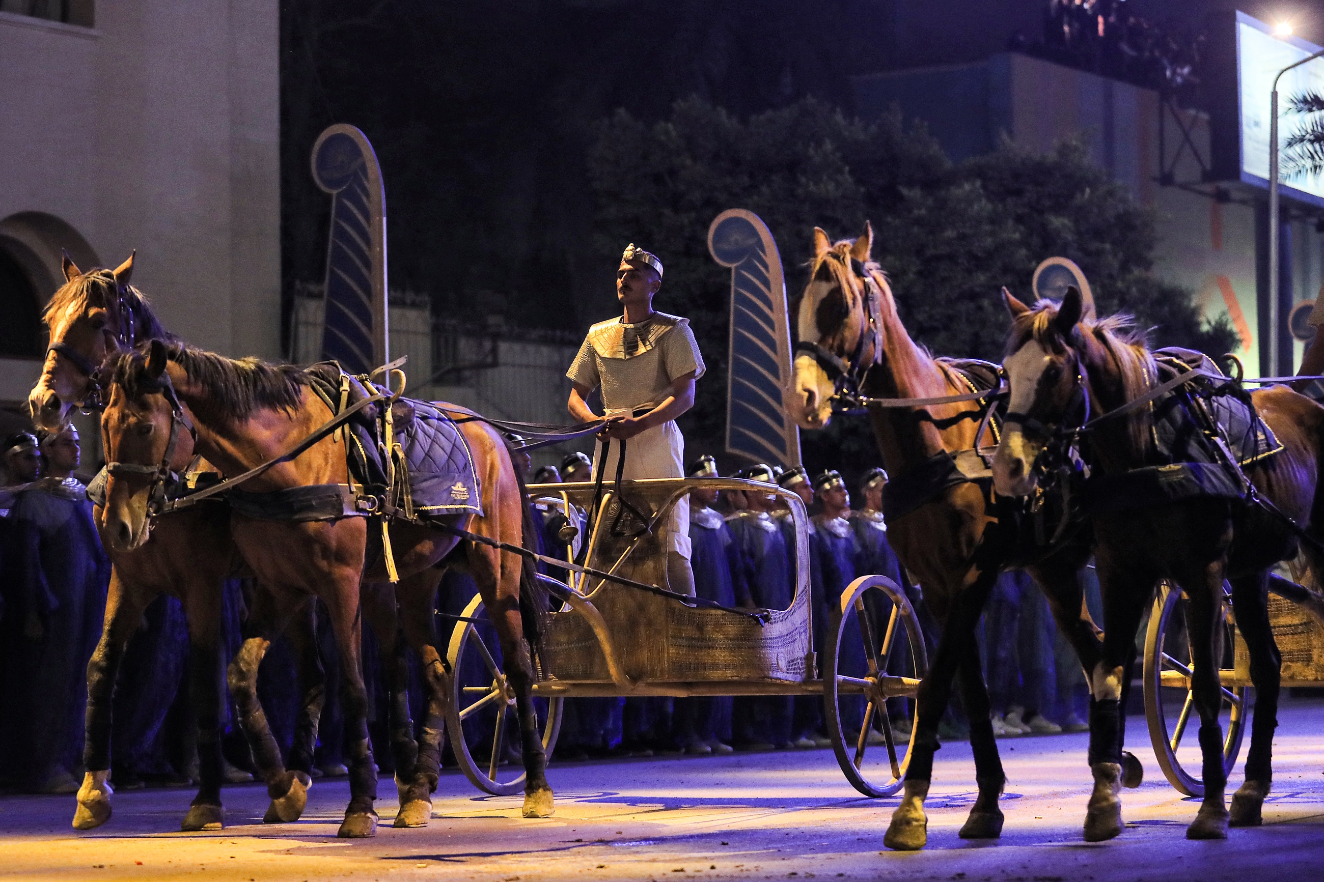 A chariot's long road from ancient Egypt to Times Square