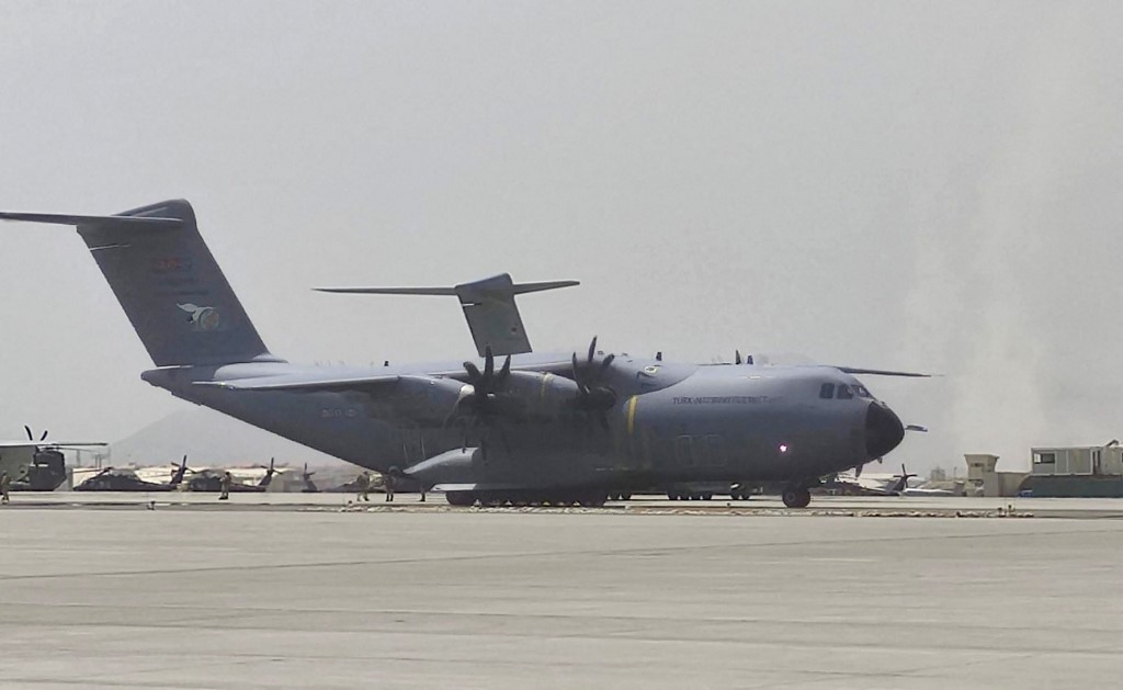 A400 M type transport aircraft of the Turkish Air Forces 