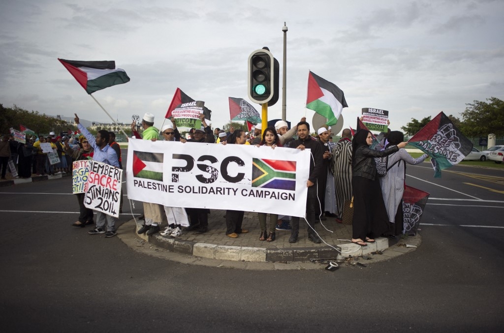  Tout un dispositif est déployé pour délégitimiser l’action des ONG qui dénoncent l’occupation israélienne (AFP/Rodger Bosch)