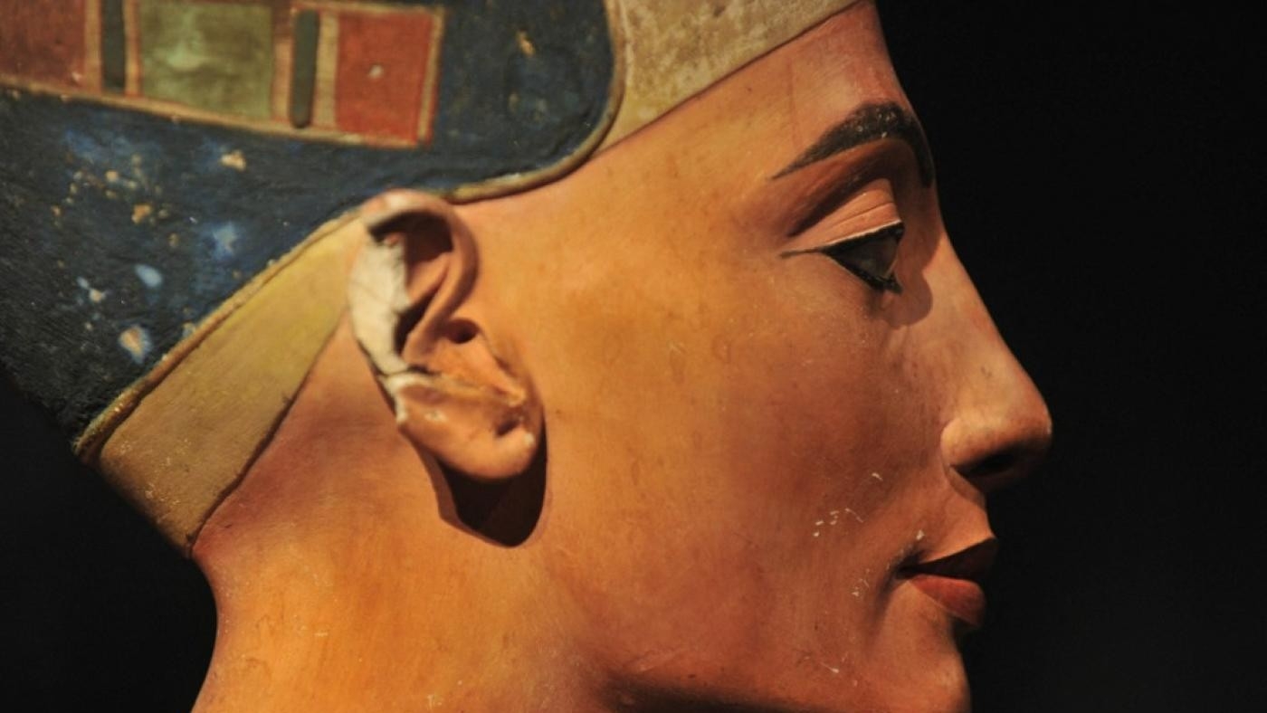 The bust of Queen Nefertiti of Egypt is on display in Berlin's Neues Museum (AFP)
