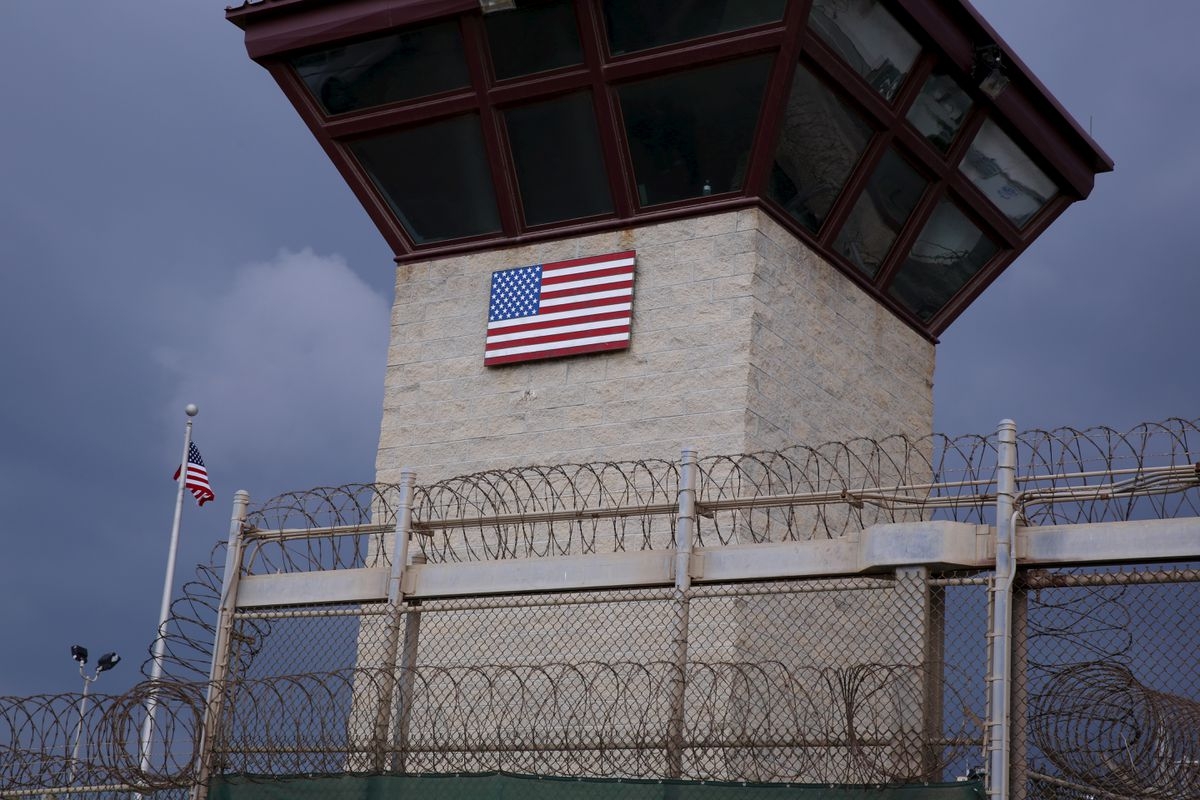 There are still around 35 people detained at Guantanamo Bay, where Saifullah Paracha was held for 17 years without charge (Reuters)