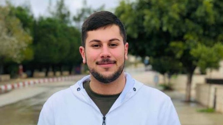 Abdul Majeed Hassan, 23, recently became head of Birzeit's student council (social media)