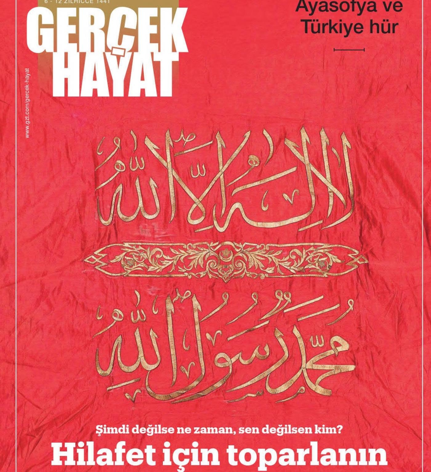 L’appel lancé par la une de Gerçek Hayat : « Rassemblez-vous pour le califat. Si ce n’est pas maintenant, alors quand ? Si ce n’est pas vous, alors qui ? » (capture d’écran)