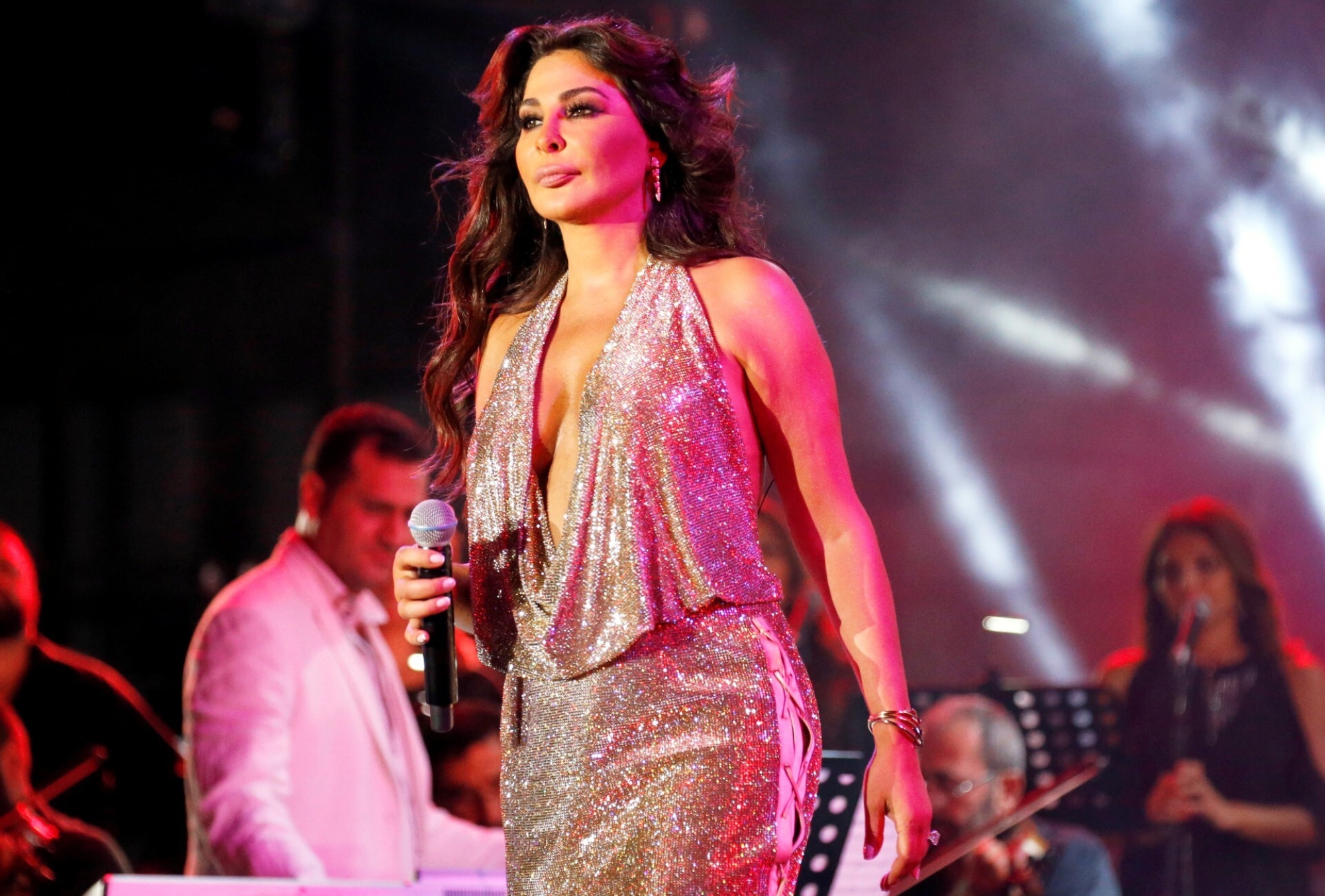 Lebanese pop singer Elissa 