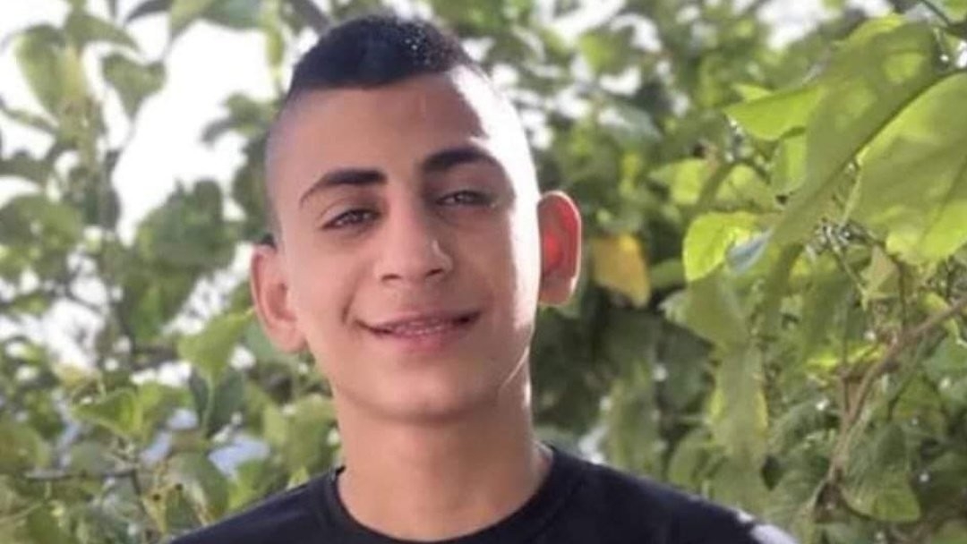 14-year-old Palestinian boy, Omar Lotfi Khumour, was killed by Israeli forces (Social Media)