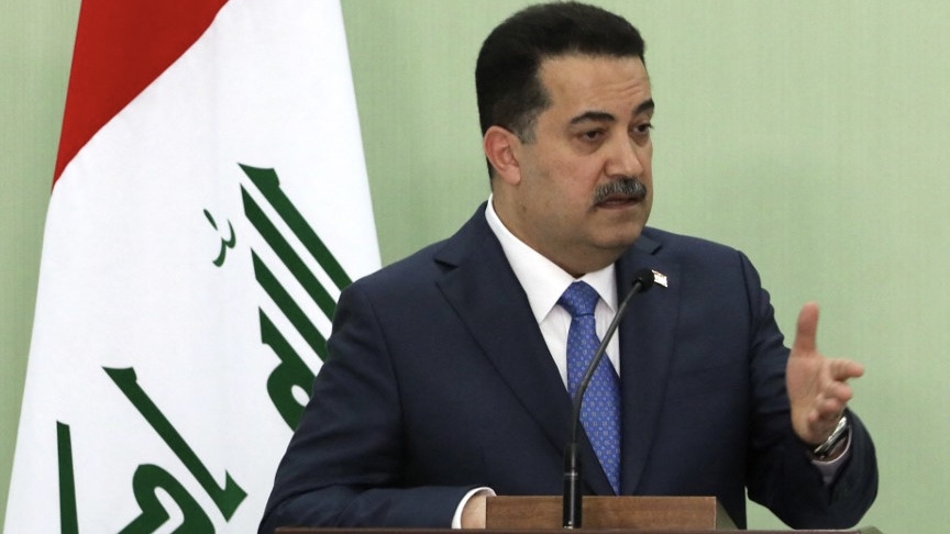 On 2 December, Iraqi Prime Minister Mohammed Shia al-Sudani told US Secretary of State Antony Blinken that Baghdad rejected 'any attack on Iraqi territory' (AFP)