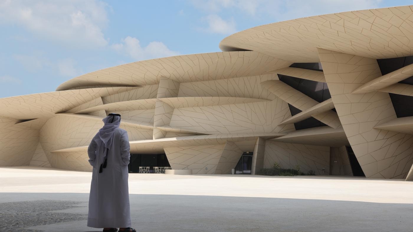 Le Musée national du Qatar, conçu par l’architecte français Jean Nouvel (AFP/Giuseppe Cacace)