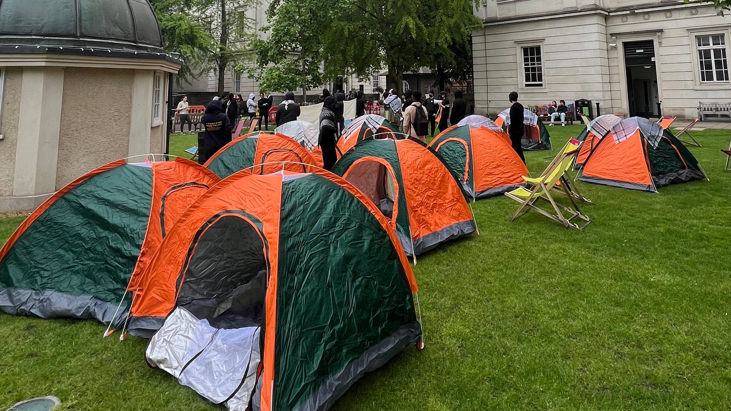 UK: UCL students attempt to replicate US protest encampments against Gaza war