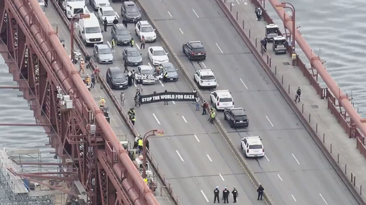 How pro-Palestinian protestors brought traffic to a screeching halt across the US