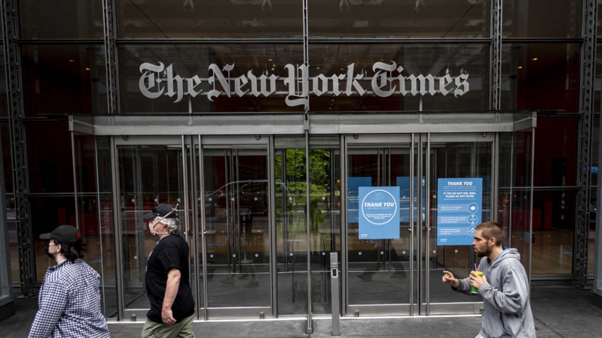Journalism professors urge 'independent review' of New York Times 7 October sexual vi