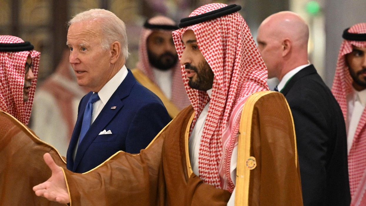 US President Joe Biden and Saudi Crown Prince Mohammed bin Salman at the Jeddah Security and Development Summit in Jeddah, Saudi Arabia on 16 July 2022.