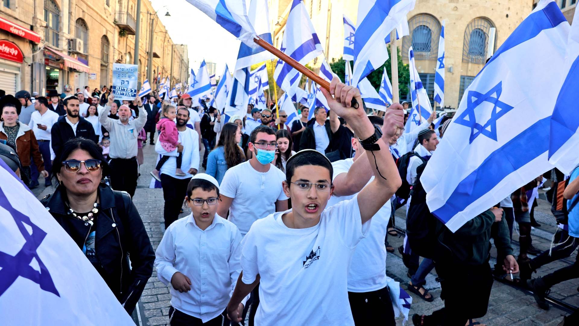Israel deploys heavy police presence for annual flag march through