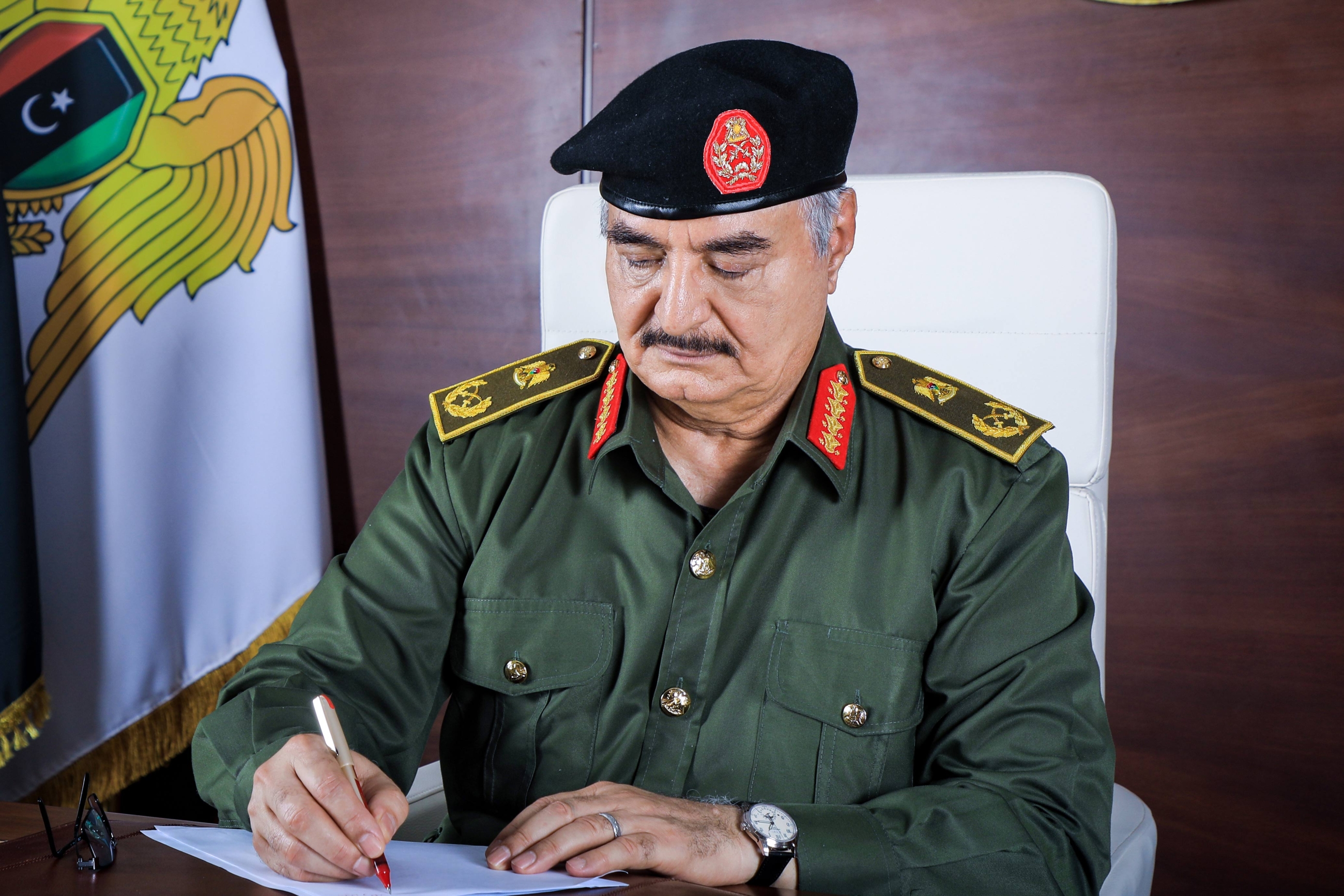 Haftar's forces have been backed by the United Arab Emirates and Egypt