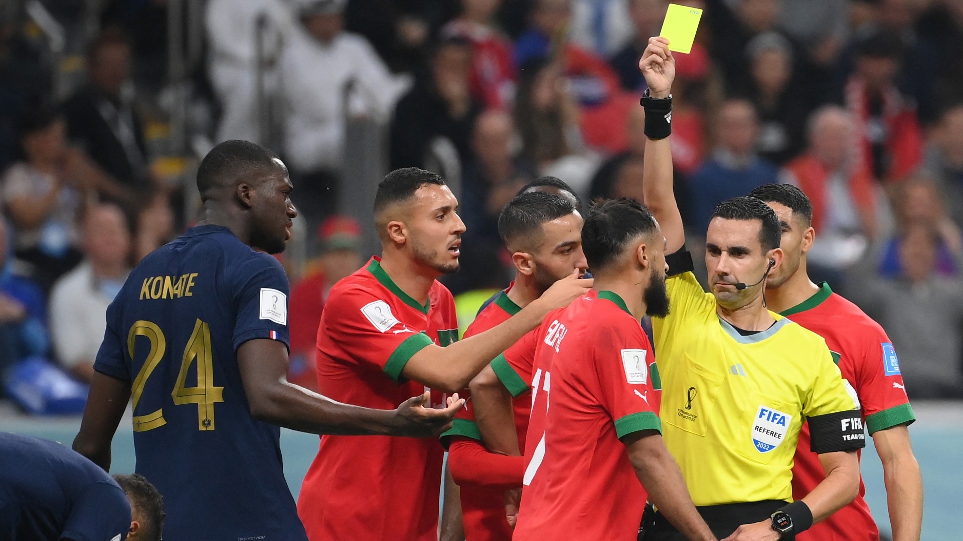 World Cup 2022 Morocco complains to Fifa over referee decisions during France semi-final Middle East Eye