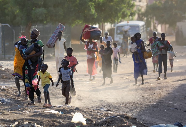 Les populations civiles au Soudan vivent des conditions de stress et de dénuements de plus en plus dures (AFP)