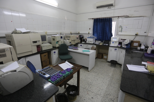Many government offices were empty on Thursday (MEE / Mohammed Assad) 