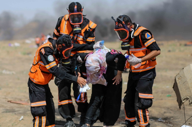 Israeli forces kill four protesters, injure hundreds, in Gaza