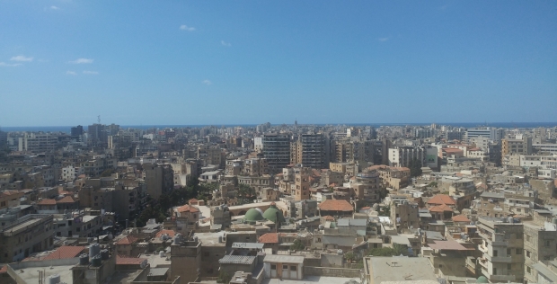 A view of Tripoli's Skyline from the Crusaders' Castle (MEE/Ali Harb)