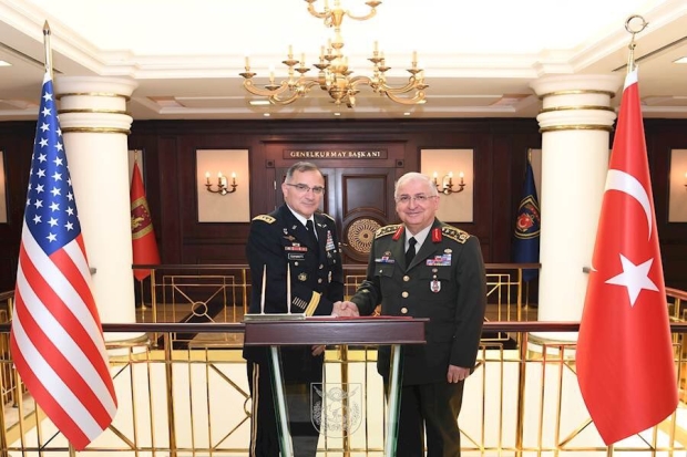 US General Scaparotti met Turkish Chief of Staff Yasar Güler in Ankara.